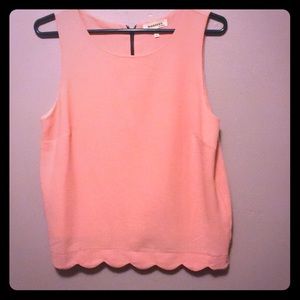 Plain pink dress top
